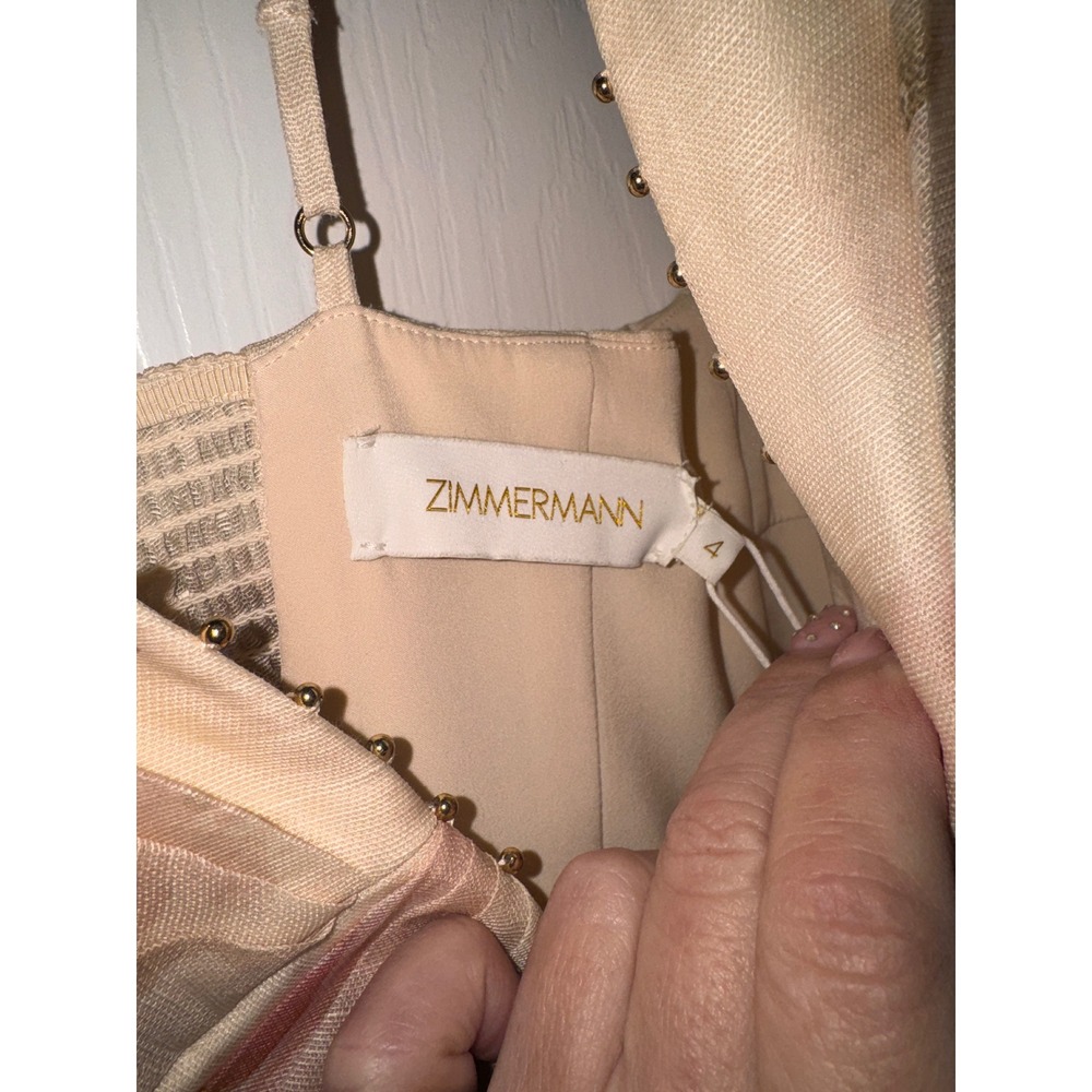 ZIMMERMANN
Hypnotic floral linen and silk minidress Size 4‎ - Picture 6 of 10